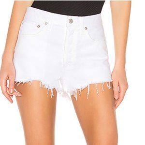 AGOLDE Parker Shorts White